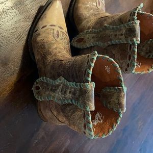 Dan Post Cowgirl boots.